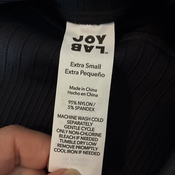 JoyLab Womens Size XS High Rise Leggings Black Stretch Athletic Workout Pants - Picture 7 of 7